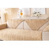 OctoRose Super Soft Velvet Quilted Sofa Couch Throw Cover Protect