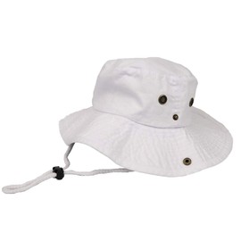 New Hattan Safari Hat, Adventure Hat, Men's, Women's, Outdoor, Brand, Plain, Leisure, Climbing, Camping, white
