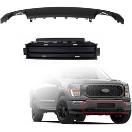 F150 Front Bumper Lower Molding Trim Valance Cover Compatible With 2021 2022 2023 Fo-rd F150 Black，ML3Z-17B968, ML34-17B968