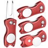 TIXIPEM Golf Divot Repair Tool [4PCS] - Switch Foldable Divot