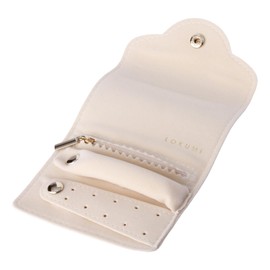 LOKUMI Accessory Pouch, Accessory, Storage, Women's, Travel, Earrings, Necklace, Ring, Travel, Jewelry Box, Storage Case, Accessory Bag, Compact, Jewelry Pouch, Piercing, Earring, Necklace, Watch,