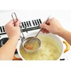Yoshikawa 2004426 Misoshi Set, Scooping and Combing, Silver, Misoshi Muddler