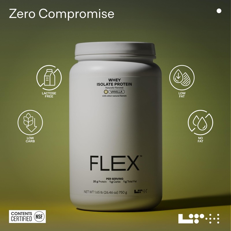 LTH Flex Whey Protein Isolate - Trusted by Life Time