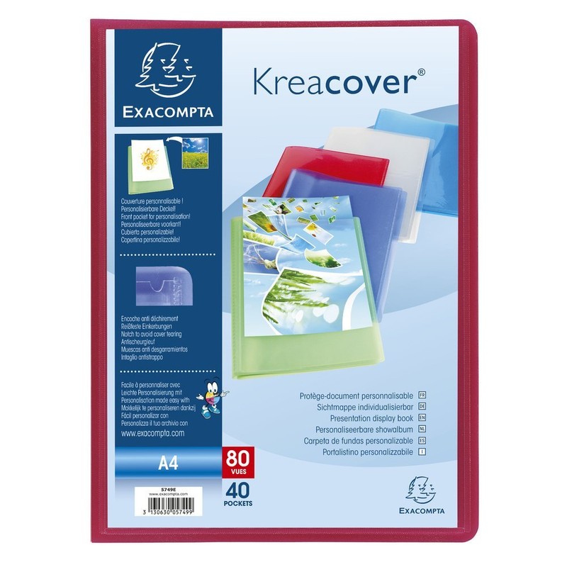 Exacompta - Ref. 5749E - 1 Kreacover Chromaline document cover