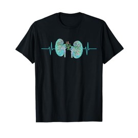 Nephrology Nurse Dialysis Technician Kidney Heartbeat RN T-Shirt