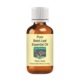 Devprayag Pure Betel Leaf Essential Oil (Piper betle) Natural Therapeutic Grade Steam Distilled 15ml (0.50 oz)