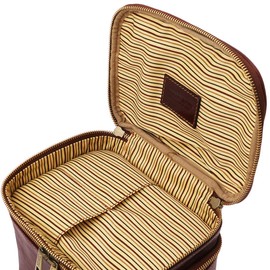 Tuscany Leather Eliot TL142045 Travel Toiletry Bag Leather, honey