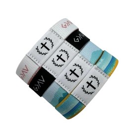 KATULI NFC Daily Bible Verse Bracelet – Scan for Scripture & Prayer | Christian Faith Wristband | Wearable Jesus Devotional Band for Men & Women | God Is Greater Than The Highs And Lows, 19 cm