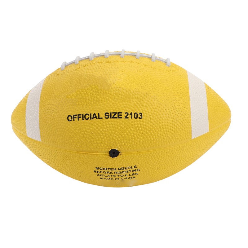 Rugby Ball Professional Size 3 Rubber Lightweight Portable High Elasticity