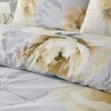 Catherine Lansfield Dramatic Floral Easy Care Single Duvet Set Ochre