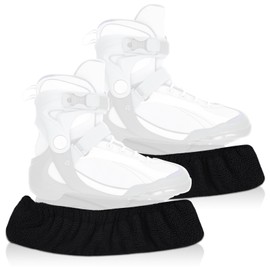 Skate Protectors, Ice Hockey, Elastic Skate Stockings, Ice Skate Protector for Ice Hockey and Ice Skates, Ice Skate Blade Protectors, Blade Protection, Accessories for Adults and Children (Black)