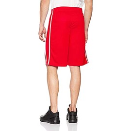 Spiro Mens Quick Dry Basketball Shorts (M) (Red / White)
