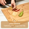Bamboo Expandable Over The Sink Cutting Board with Juice Groove