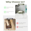 Self Draining Soap Dish, Ceramic Drain Soap Holder Waterfall Design