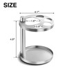 Stainless Toothbrush Holder Stand for Bathroom: Stainless Steel Ventilated Organizer