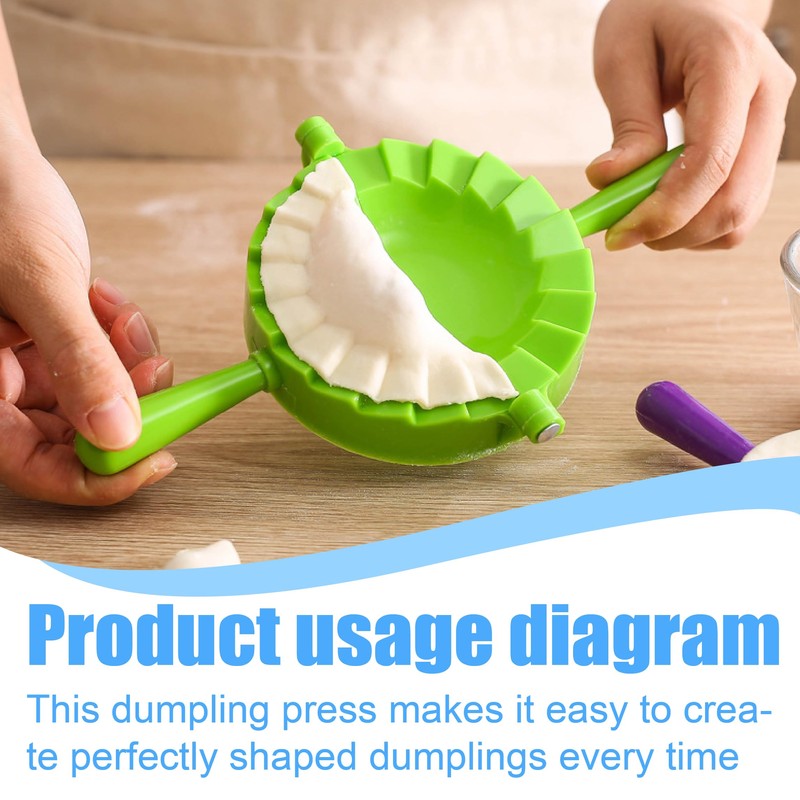 LQIOACU 3 Pieces Dumpling Maker Ravoli Maker Dough Bag Maker