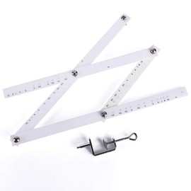 Veumoie Scale Excellent Folding Ruler Artist Pantograph Copy Rluers Draw Enlarger Reducer Tool For Office School Drawing