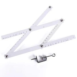 Veumoie Scale Excellent Folding Ruler Artist Pantograph Copy Rluers Draw Enlarger Reducer Tool For Office School Drawing