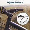 TUCKBOLD Bike Rearview Mirror 12.2x5.5cm Adjustable | Front Handlebar Bike