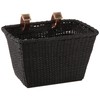 Retrospec Bicycles Canasta Rectangular Toto de caña Tejida con Correas
