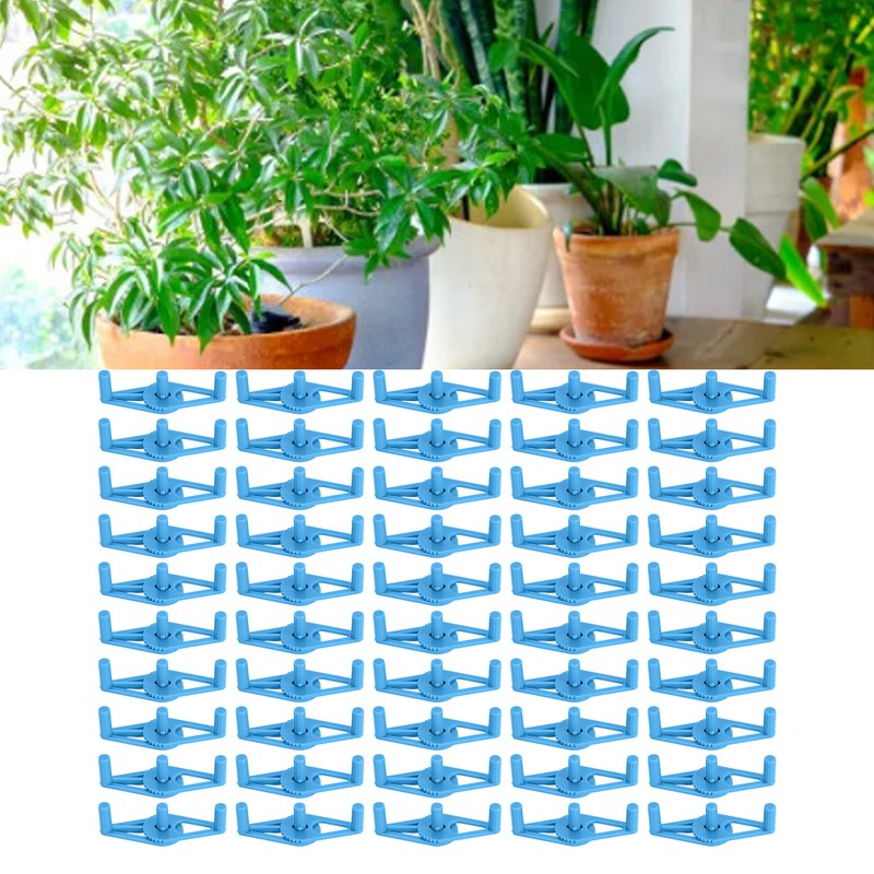 50 Packs Plant Support Clip Branch Reusable Adjustable Stem Trainer