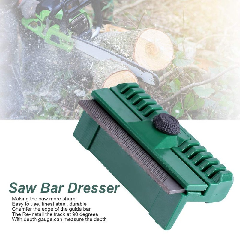 Zerodis Universal Chainsaw Chain Guide Bar Rail Dresser Lawn Garden