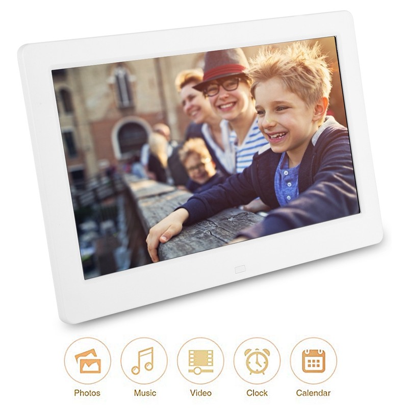 10.1Inch 1024*600 Digital Photo Picture Frame Alarm Clock Player Album