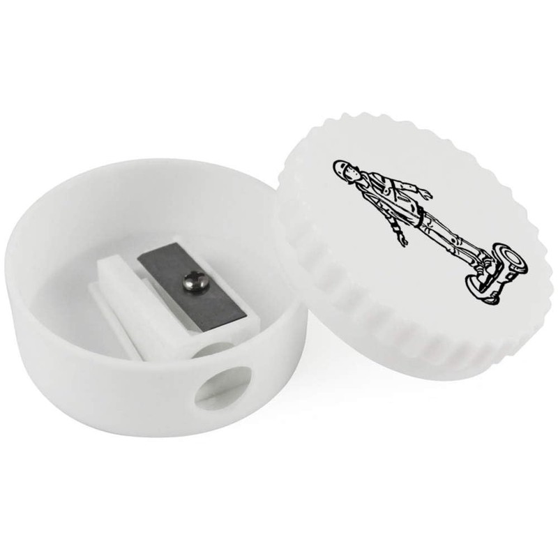 'Boy On Electric Hoverboard' Compact Pencil Sharpener (PS00040561)
