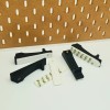 4pk Secure Wall Mounting, SKADIS Compatible, Includes Command Strips, Black