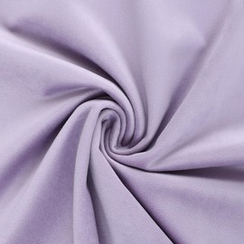 Jeneoo Comfy Soft Velvet Fabric 58 Inch Wide for Sewing DIY Art Craft Curtain Tablecloth Home Decorations (Lavender, 2 Yard)