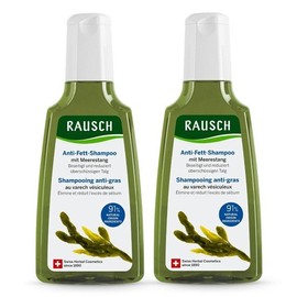 Rausch Seaweed Degreasing Shampoo for Oily Scalp 200ml 2 Bottles / 라우쉬 씨위드 디그리징 지성두피 미역 샴푸 200ml 2개