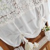 Chic Tie Up Curtain for Kitchen Adjust Ballon Window Valance