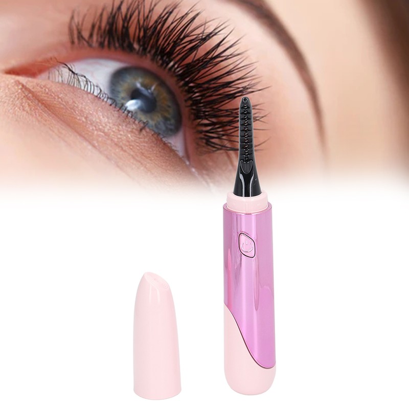 Heated Eyelash Curler Long Lasting Mini 4 Temperature Setting Rechargeable