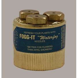 Fogg It Nozzle - Heavy Volume - 4 GPM - Waterfog - Misting Head - Fog Spraying Attachment for Plants, Flowers, Garden