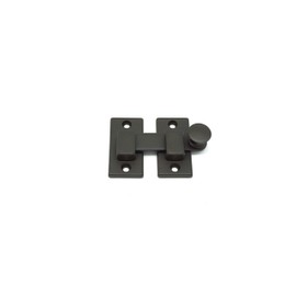 Plain Shutter Bar - Reversible for Right and Left Hand in Oil Rubbed Bronze - Flush Mount Latch
