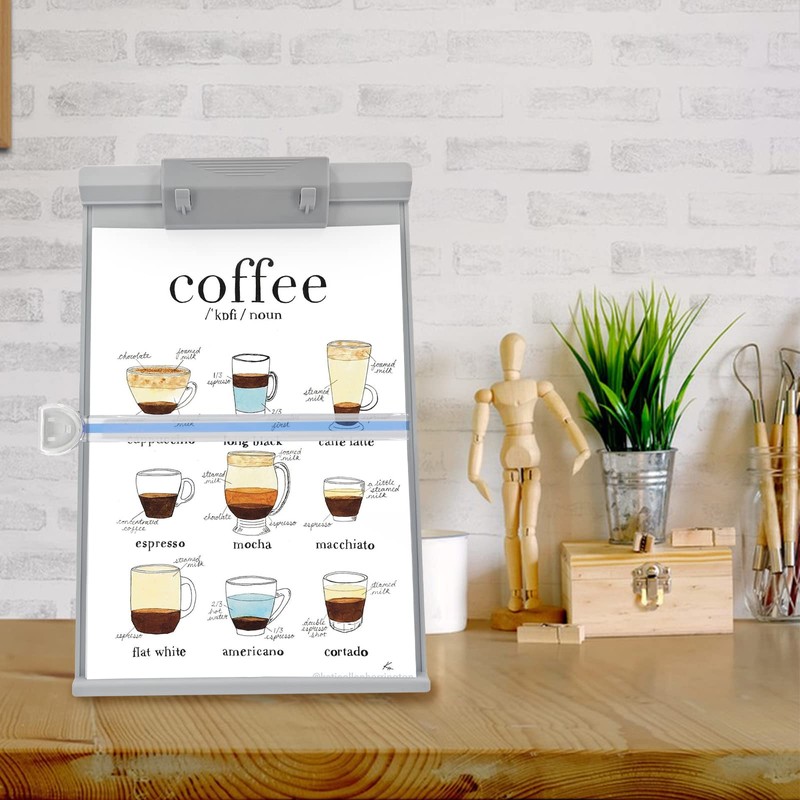 Barelove Paper Stand Document Holder with 7 Adjustable Positions, Paper