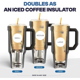 Frost Buddy Thicc Buddy - 30 oz Stainless Steel Vacuum Insulated Tumbler with Lid and Straw for Water - Travel Mug Cupholder Friendly - Gifts for Women Men Him Her (Nebula)