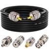 YOTENKO Ham Radio Coax Cable 20FT RG58 Coaxial Cable 50