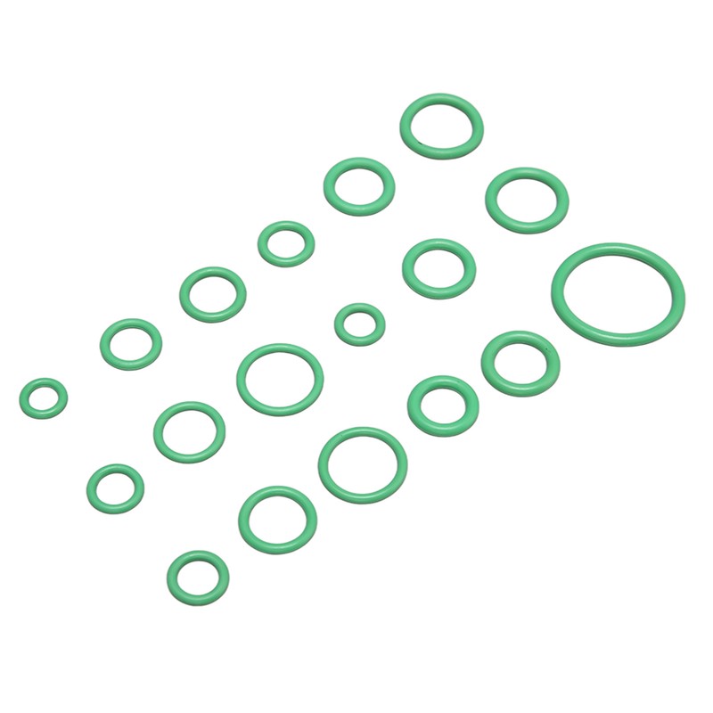 225pcs Car Air Conditioner Seal Ring Kit 18‑Compartment AC O