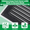 Forestchill Air Vent Louver for Chicken Coop, 10" x 10"
