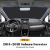 PeakPurit Car Windshield Sun Shade for Subaru 2014-2018 Forester Accessories