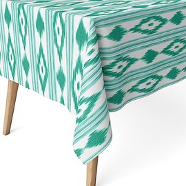 Martina Home Resin Coated Tablecloth Islands Turquoise 260cm x 140cm