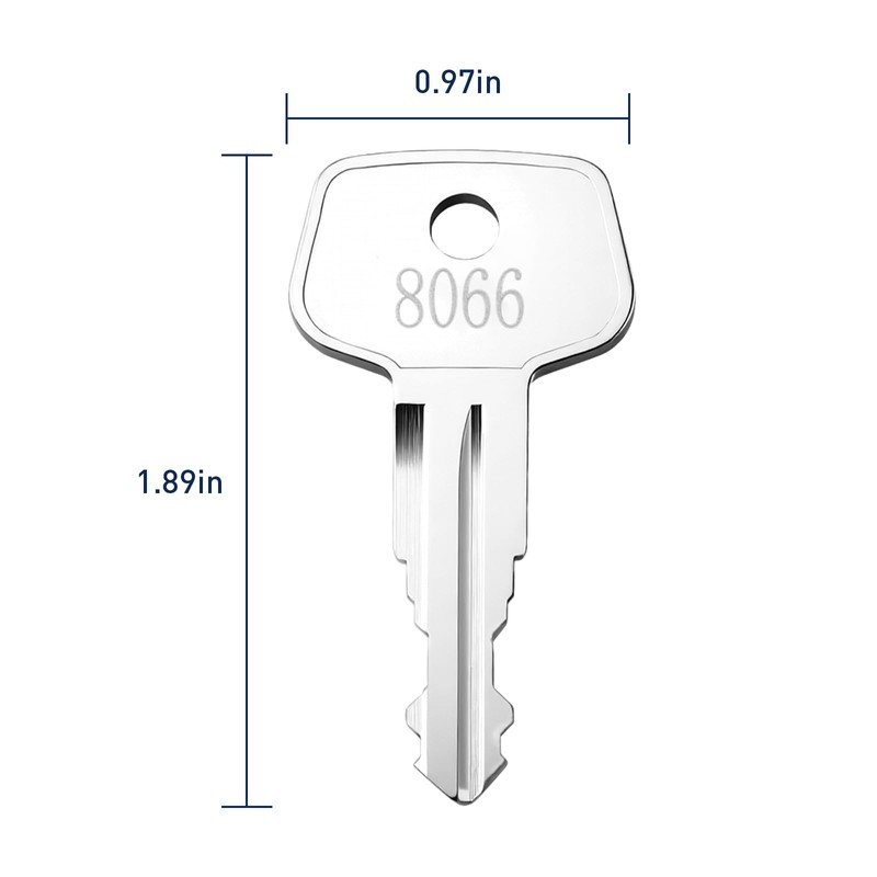 8066 Toolbox keys for Sears, Kobalt, Husky, Precision Cut Tool