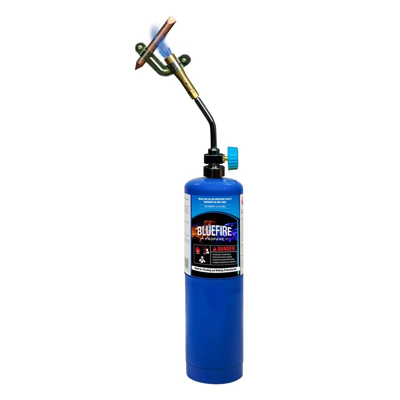 BLUEFIRE Solid Brass Pencil Flame Gas Welding Torch Head Nozzle