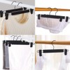 30 Pack Skirt Hangers，Pants Hangers with Clips，360 ° Swivel Hooks