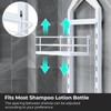 ODesign 3 Tier Height-Adjustable Shower Caddy Hanging Anti-Swing-Over The Shower