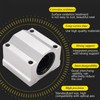 Linear Ball Bearing Sliding Block, 2 Pieces SC20UU 20 mm