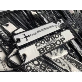 Cowboy Bebop Anime Woven Keychain Jet Tag See You Space Cowboy