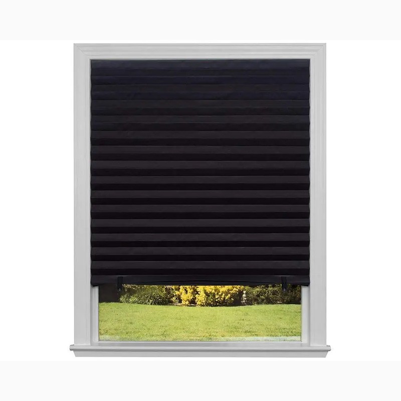Adhesive Pleated Window Blinds for Light Control and Privacy –
