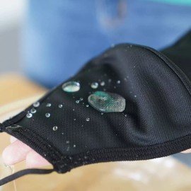 Enerplex 3-ply Reusable Black Face Mask - Breathable Comfort